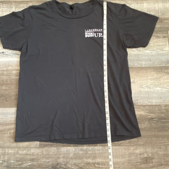 Luke Bryan Kick The Dust Up Tour Band Tee Gray Tshirt - Picture 3 of 8